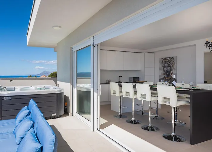 La Adriatique Penthouse 马卡尔斯卡